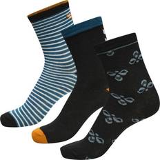 Schwarz Socken Hummel Alfa Sock 3-pack - Black (214735-2001)