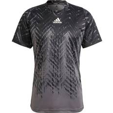 adidas Tennis Primeblue Freelift Printed T-shirt Men - Grey Five