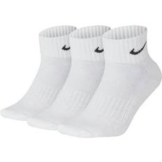 Nike training NIKE Cushion Training Ankle Socks 3-pack Unisex - White/Black