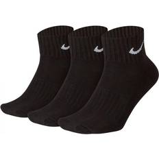 Black nike ankle socks Nike Cushion Training Ankle Socks 3-pack Unisex - Black/White