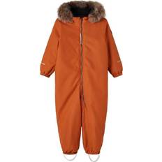 Goedkoop Sneeuwpakken Name It 3fo Bombay Brown Tracksuit - Oranje