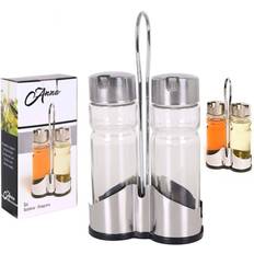 Plata Dispensadores de Aceite y Vinagre BigBuy - Dispensador de Aceite y Vinagre 3pcs