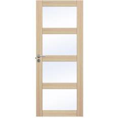 Swedoor Advance Line Unique GW04L Inderdør Klart glas (80x210cm)