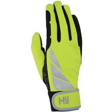 Unisex - Yellow Gloves & Mittens Hy5 Reflector Riding Gloves