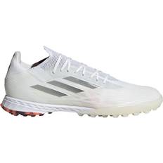 adidas X Speedflow.1 Turf Boots - Cloud White/Iron Metallic/Solar Red