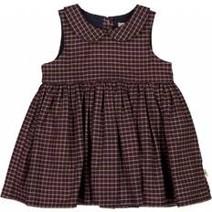 Wheat Eila Dress - Midnight Blue Check (1221e/5221e-463-1398)