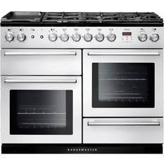 Rangemaster NEX110DFFWH/C Nexus 110cm Dual Fuel Black, White, Chrome