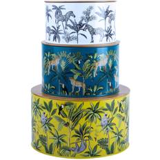 White Cake Tins Navigate Madagascar Trio Of Nesting Cake Pan