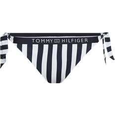 Tommy Hilfiger Cheeky Side Tie Bikini Bottoms - Blue/White