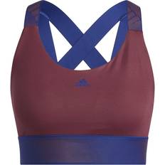 adidas Believe This Medium Support Bra - Victory Crimson/Victory Blue