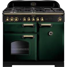 Cookers Rangemaster Classic Deluxe 100 Dual Fuel CDL100DFFRG/B Green