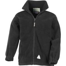Kid's Full Zip Active Anti Pilling Fleece Jacket - Black