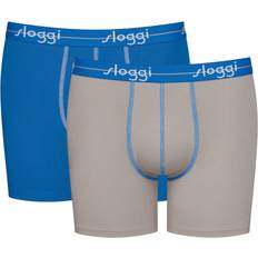 Sloggi Men Start Shorts 2-pack - Grey/Blue