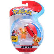 Poké ball clip n go Pokémon Clip N Go character Set Teddiursa and Poke Ball