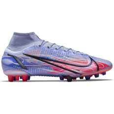 Shoes NIKE Mercurial Superfly 8 Elite KM AG - Light Thistle/Indigo Burst/Bright Crimson/Metallic Silver