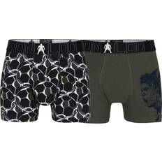 Ronaldo boxershorts CR7 Cristiano Ronaldo Boys Line Trunk 2-pack - Black/Green