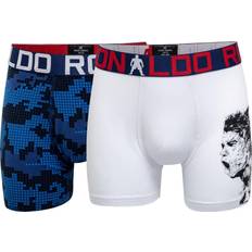 CR7 Cristiano Ronaldo Boys Line Trunk 2-pack - Blue/White