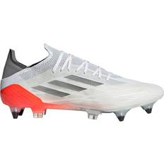 Fußballschuhe Adidas X Speedflow.1 Soft Ground Boots - Cloud White/Iron Metallic/Solar Red