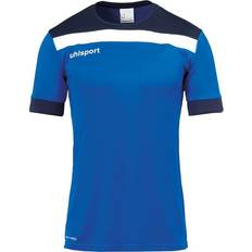 Uhlsport Offense 23 Short Sleeved T-shirt Unisex - Azurblue/Navy/White