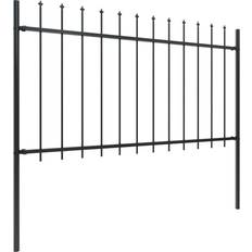 Garden & Outdoor Environment vidaXL Garden Fence with Spear Top 1700x150cm