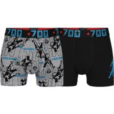 Ronaldo boxershorts CR7 Cristiano Ronaldo Boys Line Trunk 2-pack - Black/Grey