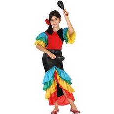 Th3 Party Female Rumba Dancer Children Costume