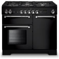 Rangemaster Cookers Rangemaster Kitchener KCH100DFFBL/C 100cm Dual Fuel Black