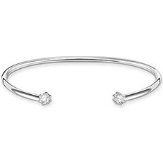 Thomas Sabo Charm Club Delicate Bracelet - Silver/Transparent