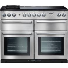 110cm - Convection/ Fan Oven Induction Cookers Rangemaster NEXSE110EISS/C Nexus SE Induction 110cm Chrome, Stainless Steel, Black