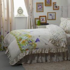 150.0 TC Biancheria da Letto Belledorm Bluebell Meadow Copripiumino Bianco (198x137cm)