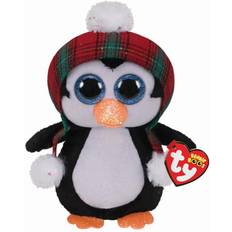 TY UK Ltd 2020-Boo-Reg Beanie Boos Cheer Penguin Xmas 2020 Boo Reg Peluche, Multicolore, 36241