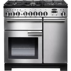 Rangemaster PDL90DFFSS/C Professional Deluxe 90cm Dual Fuel Black, Stainless Steel