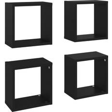 vidaXL Cube Væghylde 26cm 4stk