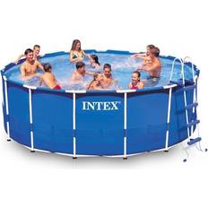 Piscine Intex 28242NP Piscina Metal Frame rotonda. Kit completo. 457x122 cm blu