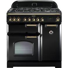 Rangemaster CDL90DFFBL/B Classic Deluxe 90cm Dual Fuel Black