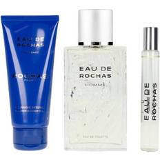 Rochas Uomo Scatole regalo Rochas Men's Eau de Set EdT 100ml + EdT 20ml + Shower Gel 100ml