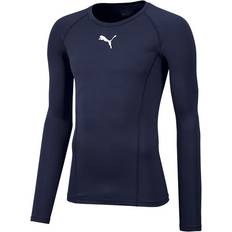 Puma Base Layer Tops Puma Men's Liga Baselayer Long Sleeve Tee - Peacoat