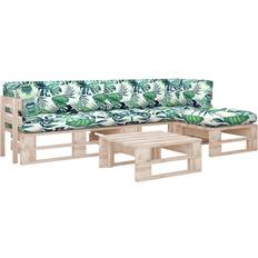 vidaXL 3066828 Loungesæt, 1 borde inkl. 2 sofaer