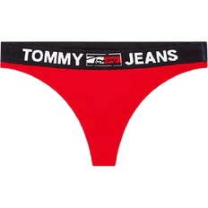 Tommy Hilfiger Contrast Waistband Logo Thong - Primary Red