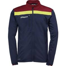 Uhlsport Offense 23 Poly Jacket Unisex - Navy/Bordeaux/Fluo Yellow