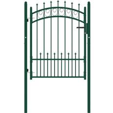 Stahl Tore vidaXL Fence Gate with Spikes 146389 102x175cm