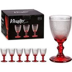 Glas Wijnglazen Vivalto Luxe Monaco Serie Wijnglazen Set of 6 240 ml