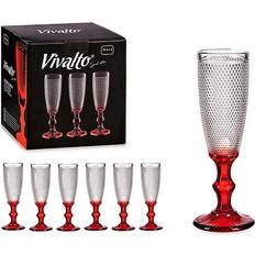 Champagneglazen Vivalto Luxe Monaco Serie Champagneglazen Set 6x 180 ml