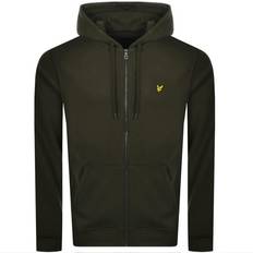 Lyle & Scott Zip Through Hoodie - Olive