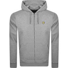 Lyle & Scott Zip Through Hoodie Grijs
