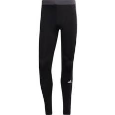 Herren - Wasserabweisend Leggings Adidas Saturday Block Better Tights Men - Black/Grey Six