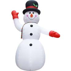 Decoraciones de Fiesta vidaXL Inflatable Decorations Snowman with LED XXL