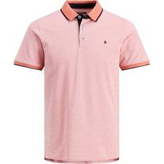 Jack & Jones Classic Pike Polo Shirt - Blue/Apricot Brandy