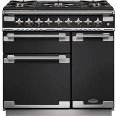 Rangemaster ELS90DFFCB/ Elise 90cm dual fuel Charcoal Black