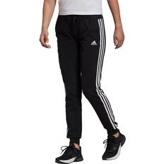 Adidas Essentials Single Jersey 3-Stripes Joggers Black Female